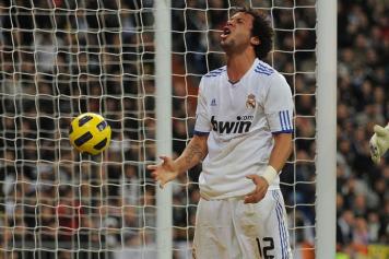 Il terzino del Real Madrid Marcelo si dispera