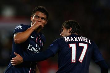 Thiago Silva e Maxwell Psg