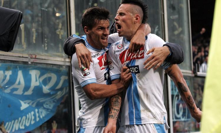 Napoli, Hamsik brinda alla vittoria prima di raggiungere la Slovacchia