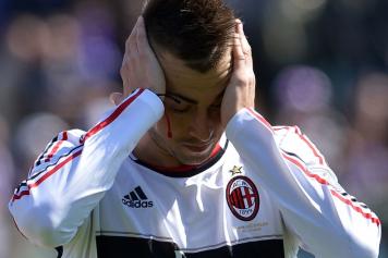 El Shaarawy deluso