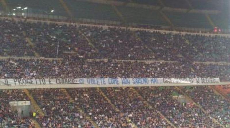 La Curva dell Inter contro Tosel Milano in fiamme si può dire noi