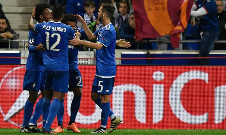 Lione-Juventus 0-1: il tabellino