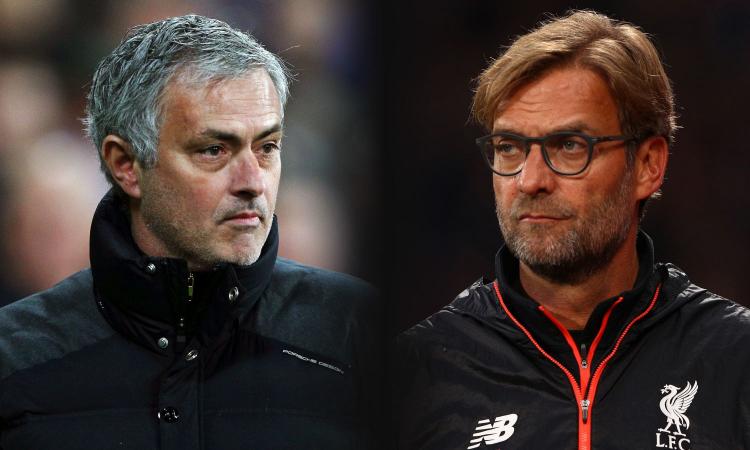 United-Liverpool è Mourinho contro Klopp: lo Special One sfida la sua bestia nera