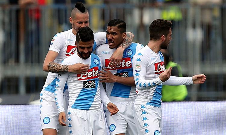 Serie A: 3-2 Napoli all'Empoli. Vincono Atalanta, Fiorentina e Bologna, Lazio solo 0-0. Udinese-Palermo 4-1