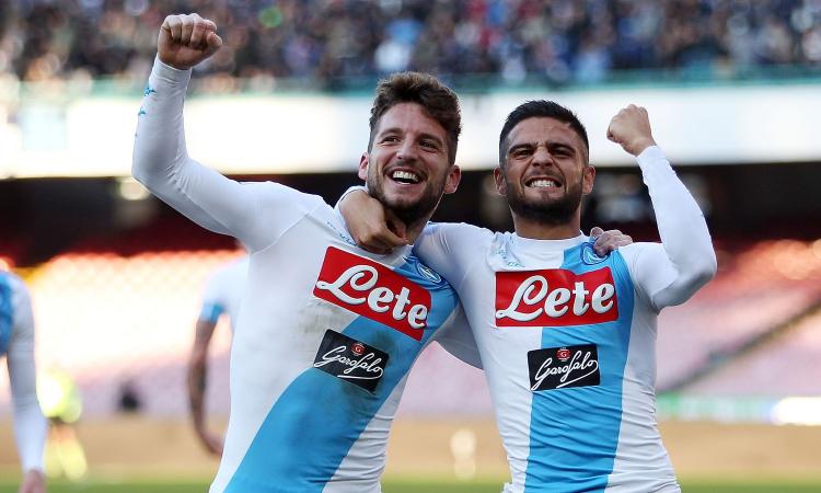 Napoli: Insigne sì, Mertens in forse: De Laurentiis vuole il patto per lo scudetto