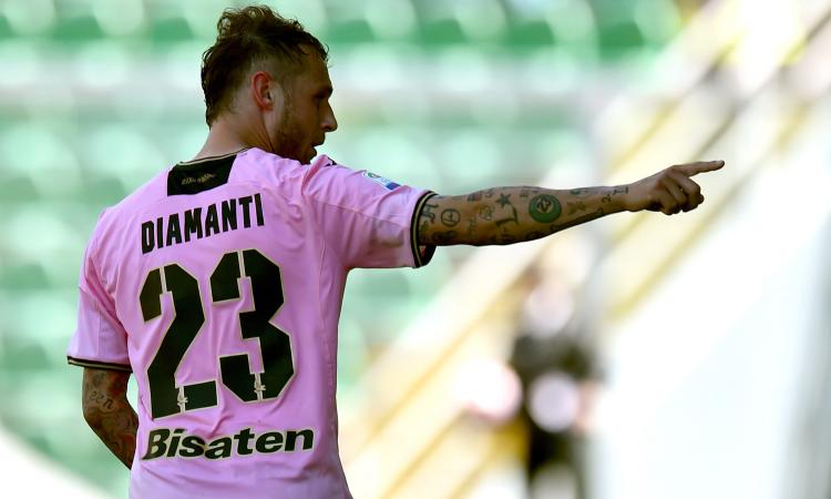 Palermo, Diamanti verso lo Swansea
