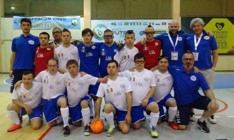 Gioia Italia: è campione del mondo di calcio a 5 per ragazzi con la sindrome di down