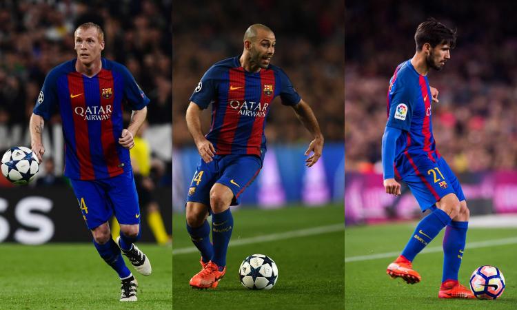 Tegola Barcellona, infortunio Mascherano: problema al polpaccio