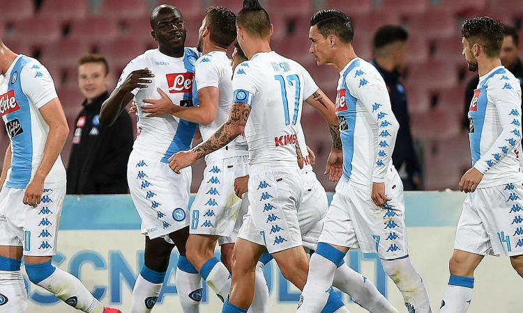 Napoli 3 Fiorentina 1, Mertens segna la terza rete