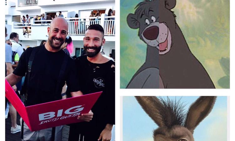 Napoli: Reina e Tonelli in crociera, come Baloo e Ciuchino FOTO