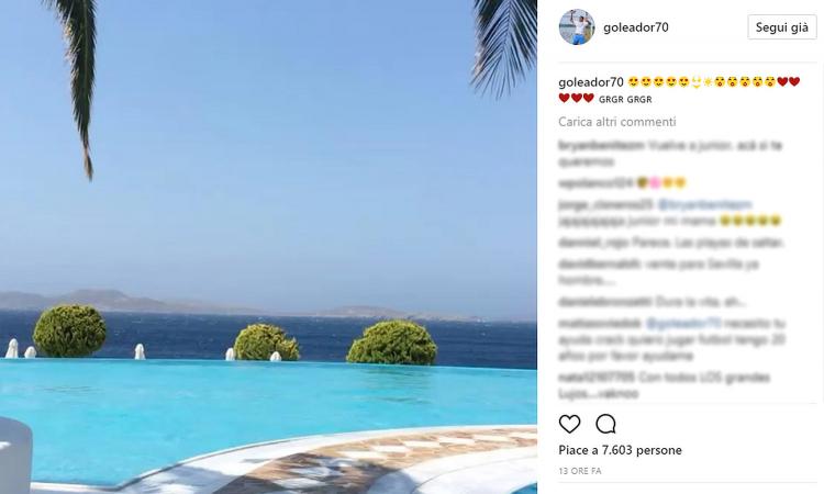 Bacca non pensa al Milan: relax al mare, ma la cessione non si sblocca