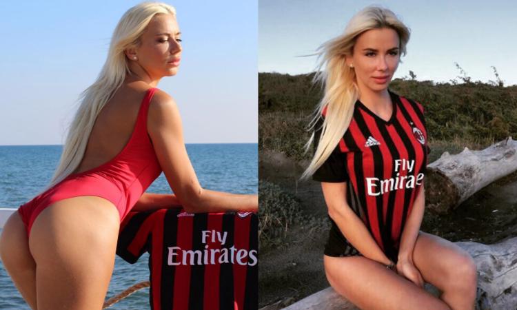 Martina cuore Milan per il derby FOTO