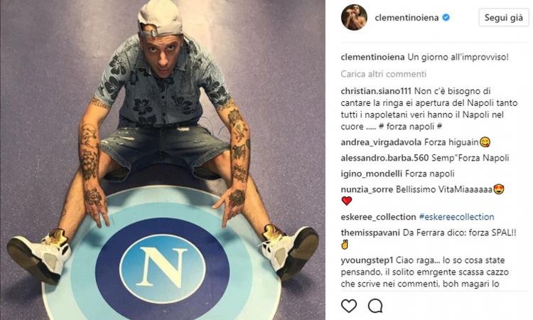 Napoli, il rapper Clementino: 'Se vinciamo lo scudetto prometto che...'