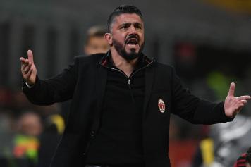 Gattuso Milan grinta