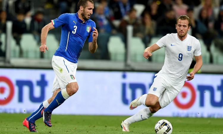 Chiellini da record, sorpasso Boniperti: Juve, è il 'supereroe' anti Harry Kane
