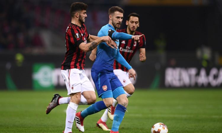 Arsenal-Milan LIVE, formazioni ufficiali: Cutrone-Silva, Borini terzino