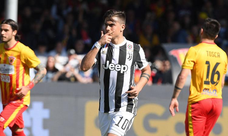 Benevento-Juventus 2-4: i bianconeri salvati da Dybala (e da due rigori)