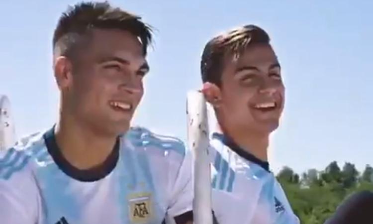 Argentina Dybala E Lautaro Al Lavoro Per La Prima In Qatar Video