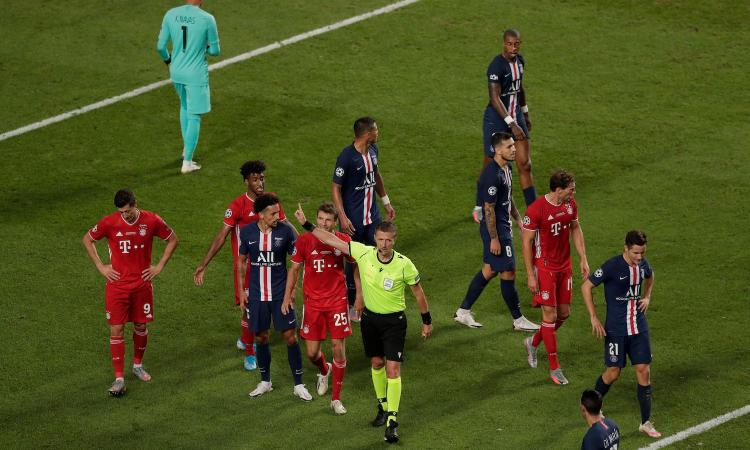 Psg Bayern Monaco Rivivi La Moviola Mbapp Chiede Un Rigore Per