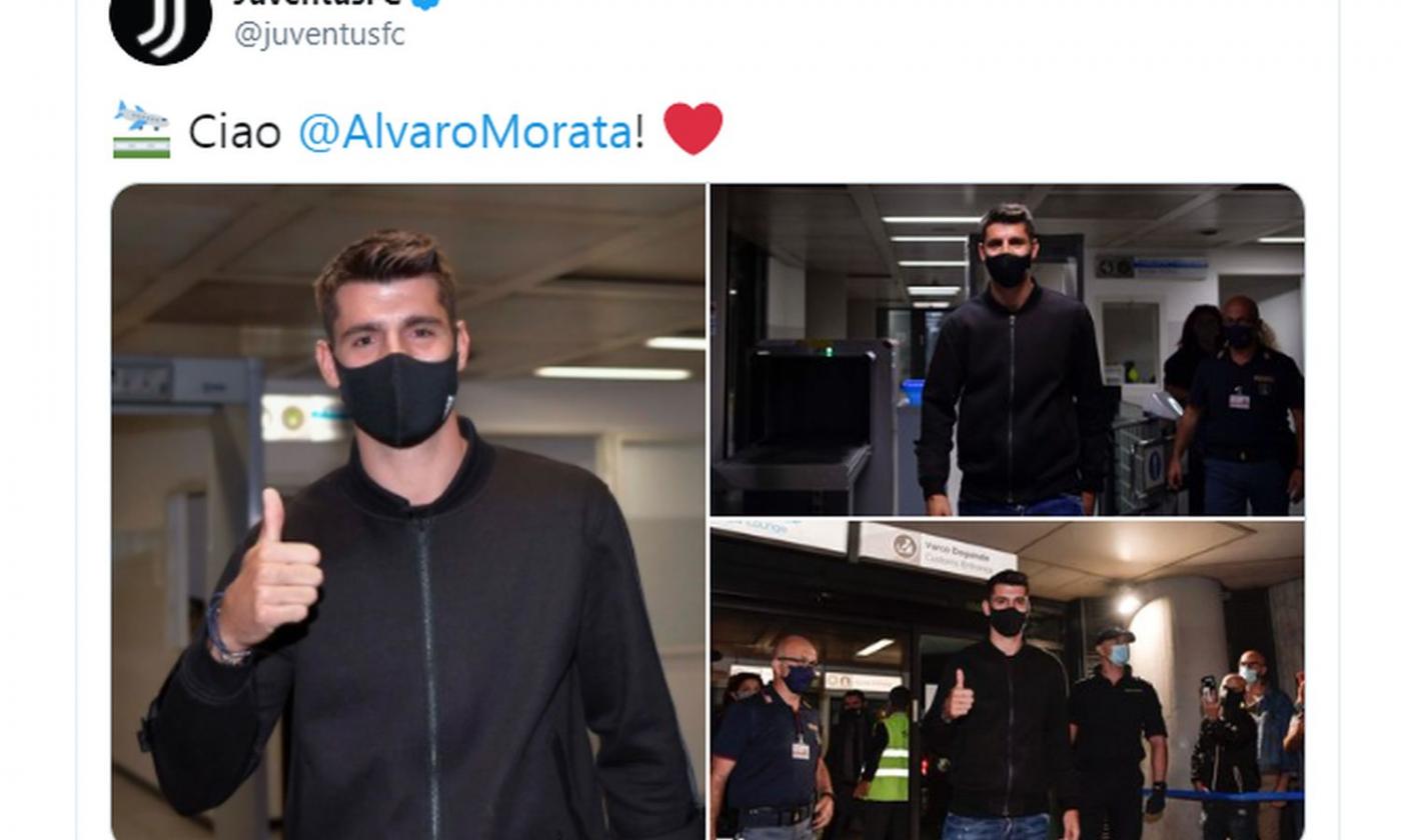 Niente Dzeko La Juve Vira Su Morata Atterrato A Torino In