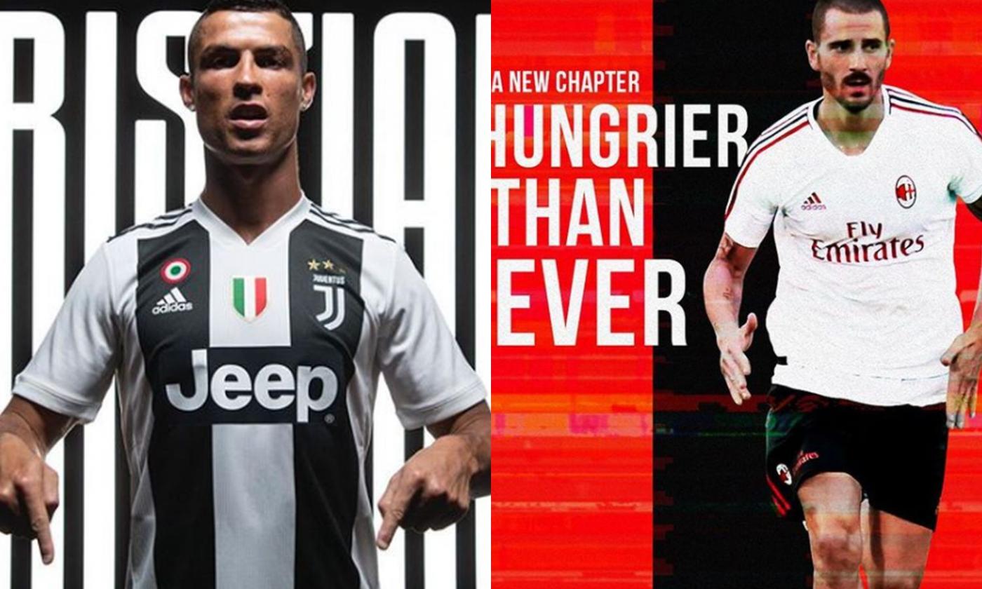 10 anni di Instagram da Ronaldo alla Juve a Bonucci al Milan più