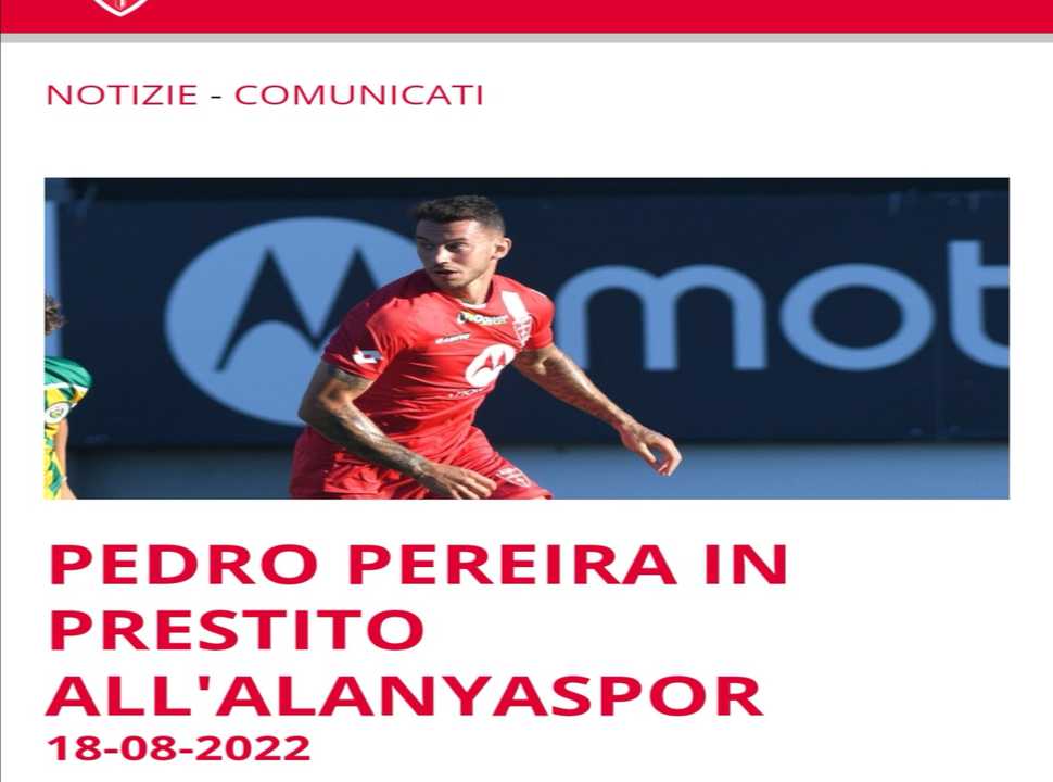 Monza UFFICIALE Pereira Ceduto In Prestito Mercato Calciomercato