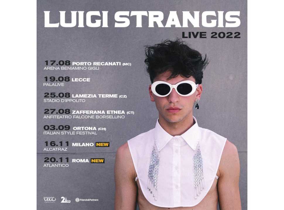 Il Vincitore Di Amici Luigi Strangis In Concerto A Roma Dopo Milano