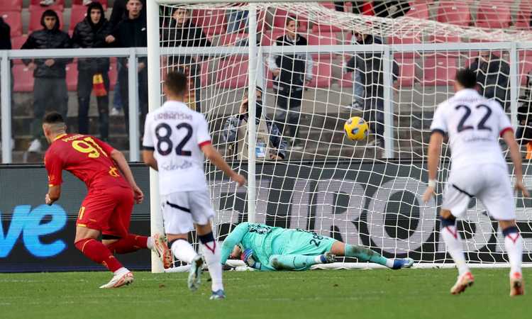 Il Lecce Riacciuffa Il Bologna All Ultimo Respiro 1 1 Rigore Di