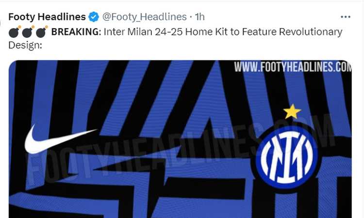 Inter Le Indiscrezioni Sulla Maglia Richiamer Quella Dello