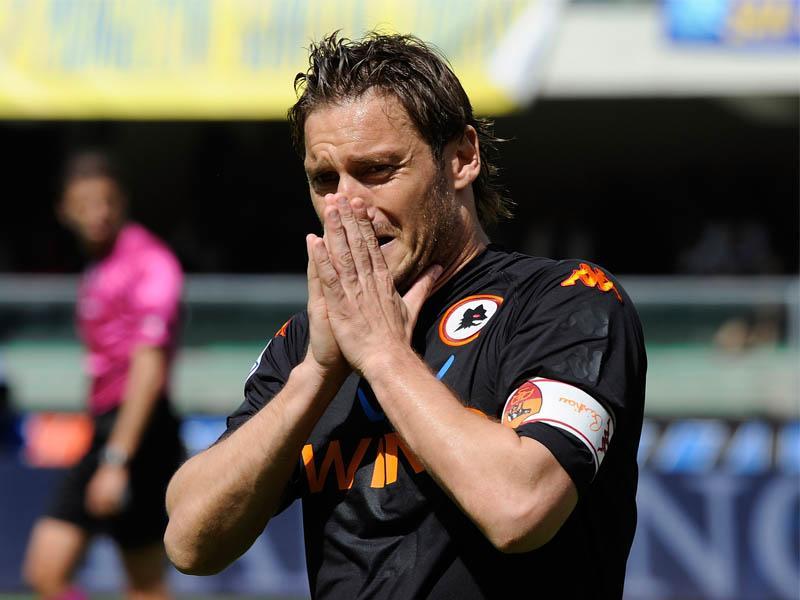 Roma, Totti ko:| Non ce la fa per domenica