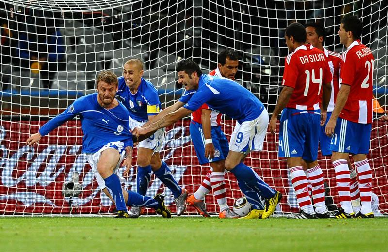 Sudafrica 2010: la fotogallery di Italia-Paraguay