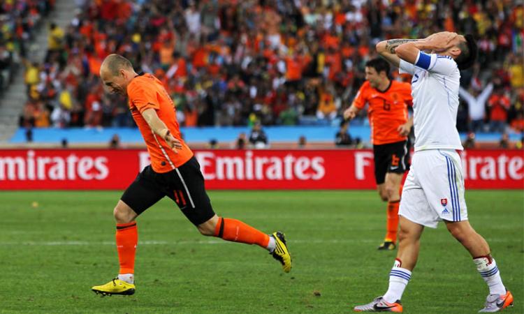 Olanda-Italia senza Stekelenburg, Sneijder e Robben