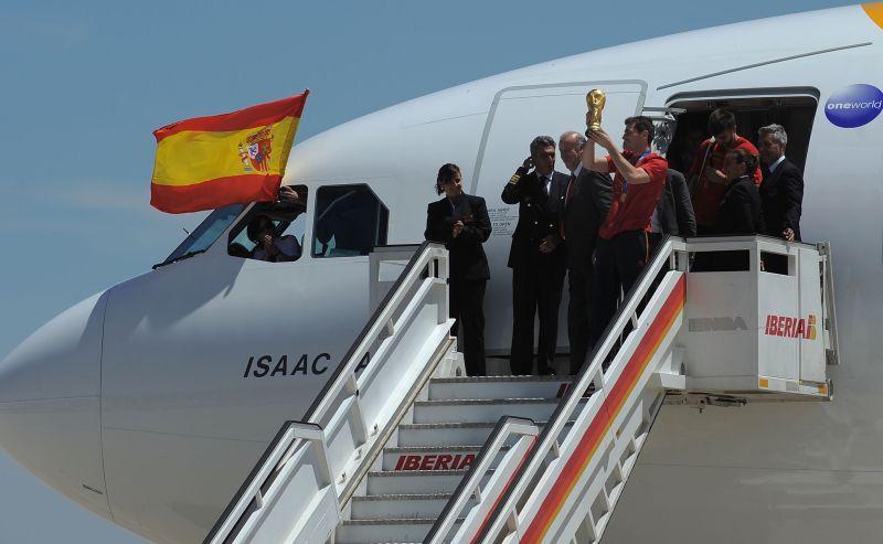 I campioni del Mondo sono arrivati a Madrid