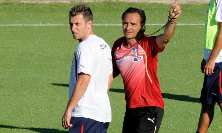 Italia, Prandelli: 'Cassano è al 100%'