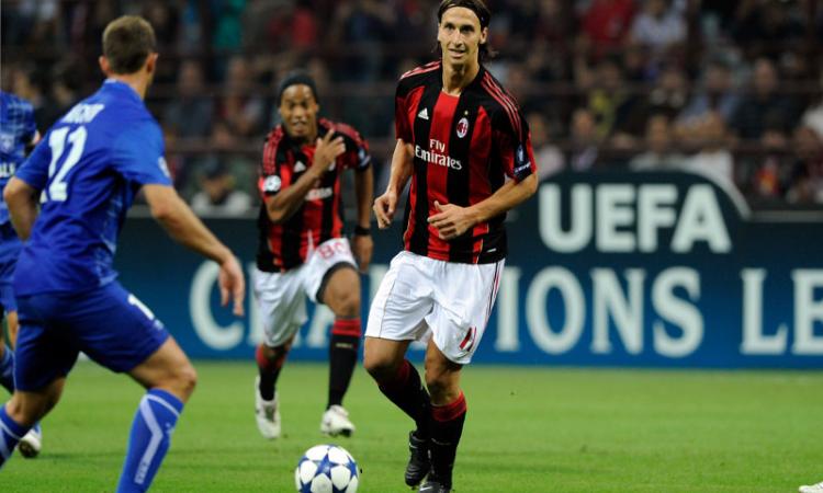 Champions: Roma ko a Monaco, Milan batte Auxerre, doppio Ibra