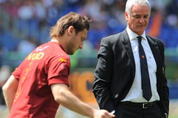 Image result for claudio ranieri roma totti