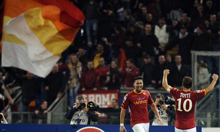 Roma, Totti-Borriello: che intesa