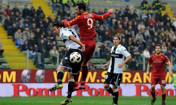 Serie A: Roma, 0-0 a Parma. Totti e Vucinic sostituiti. GUARDA I GOL DI FIORENTINA-BARI