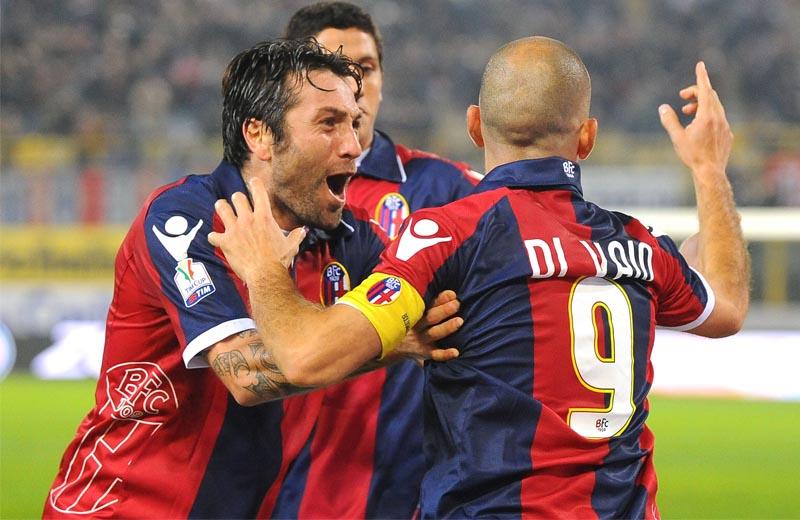 Serie A: Britos-Cesar, poi Di Vaio al 93', Bologna-Chievo 2-1