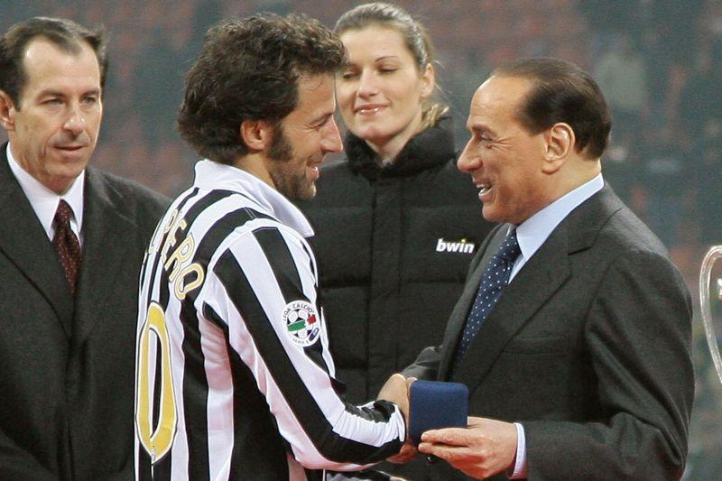 Berlusconi a Del Piero: 'Vieni al Milan'