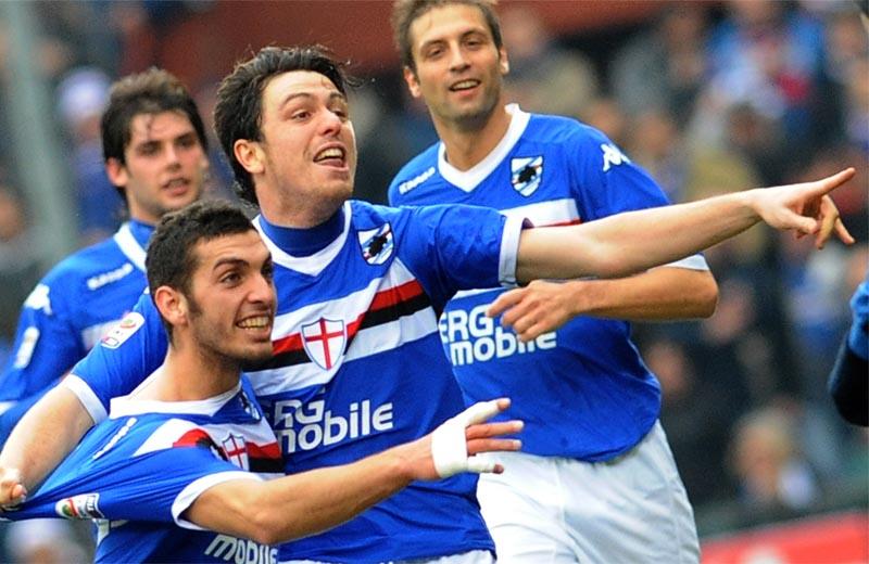 Samp a pezzi:| Ko Poli, Pozzi, Berardi e Maxi Lopez