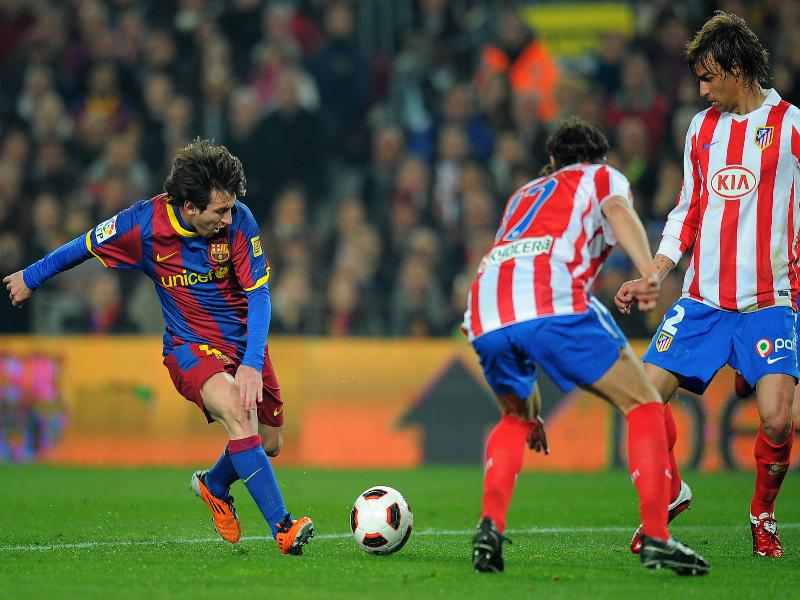 Liga: super Messi stende l'Atletico