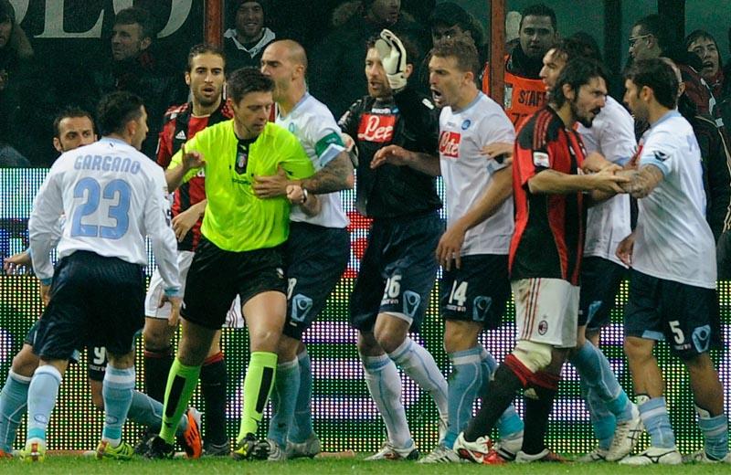 Milan-Napoli: con Banti i rossoneri ko già in quattro gare