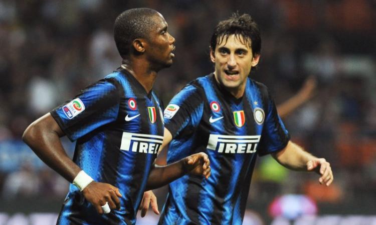 Inter: uno tra Eto'o e Milito partirà