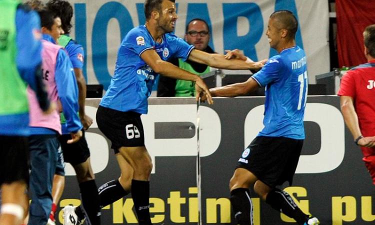 Serie A: triplete del Novara, l'Inter non c'è più. GUARDA I GOL