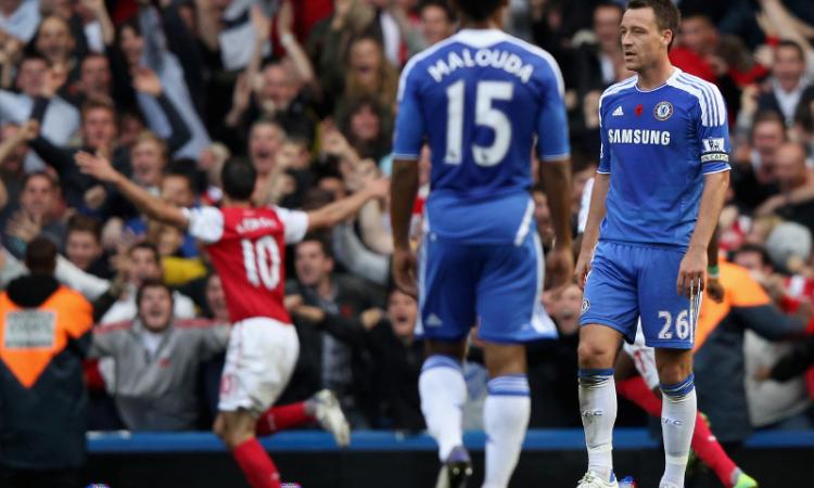 Premier: Chelsea-Arsenal 3-5, ok City e Liverpool