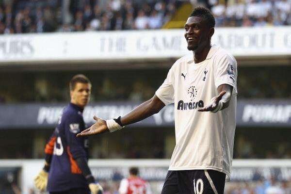 Premier: Tottenham-Aston Villa 2-0, spettacolare doppietta per Adebayor