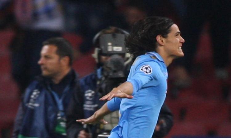 Champions: miracolo Cavani a Napoli! Alvarez regala gli ottavi all'Inter