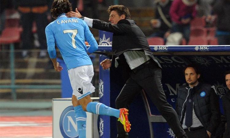 Cavani: 'Napoli, resto'.| Gamberini, Cissokho, Meireles