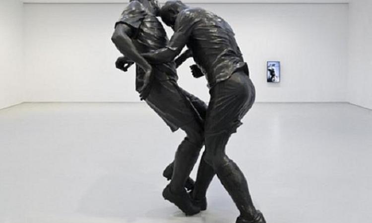 Zidane vs Materazzi, la testata diventa un'opera d'arte